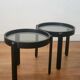 Porada Arredi Cabiate nesting tables, set of 2, made in Italy