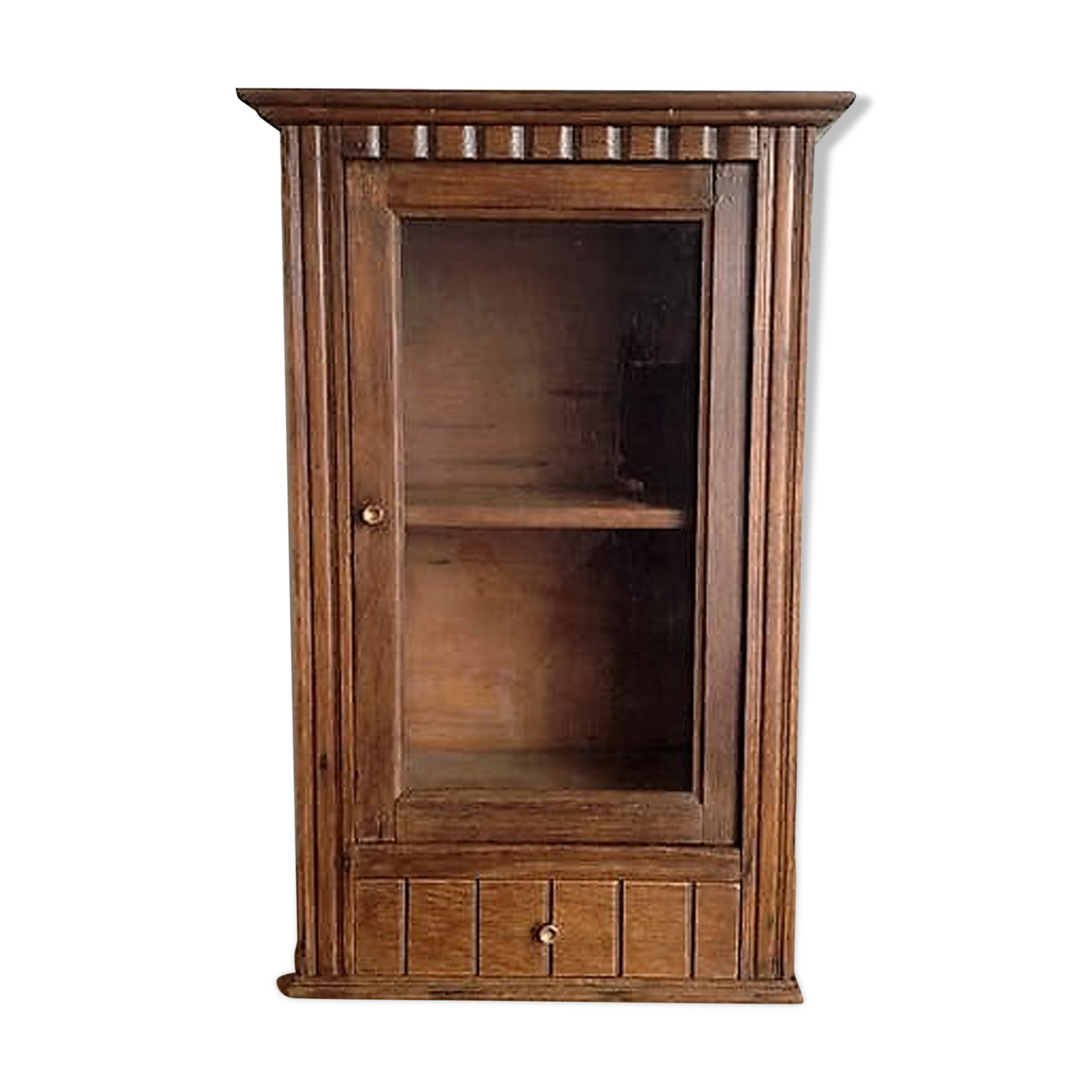 Wooden wall showcase