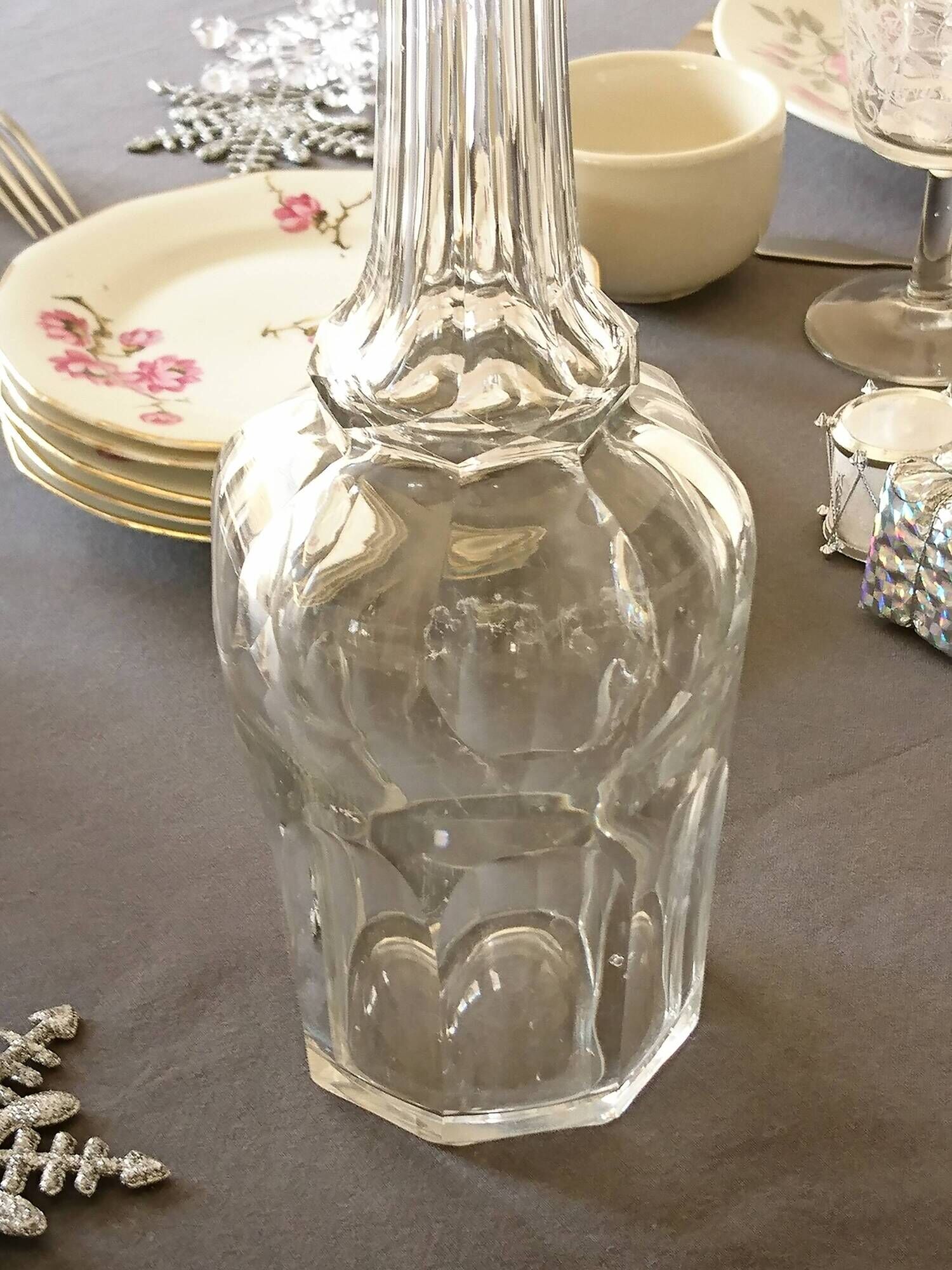 Old bottle with its cap