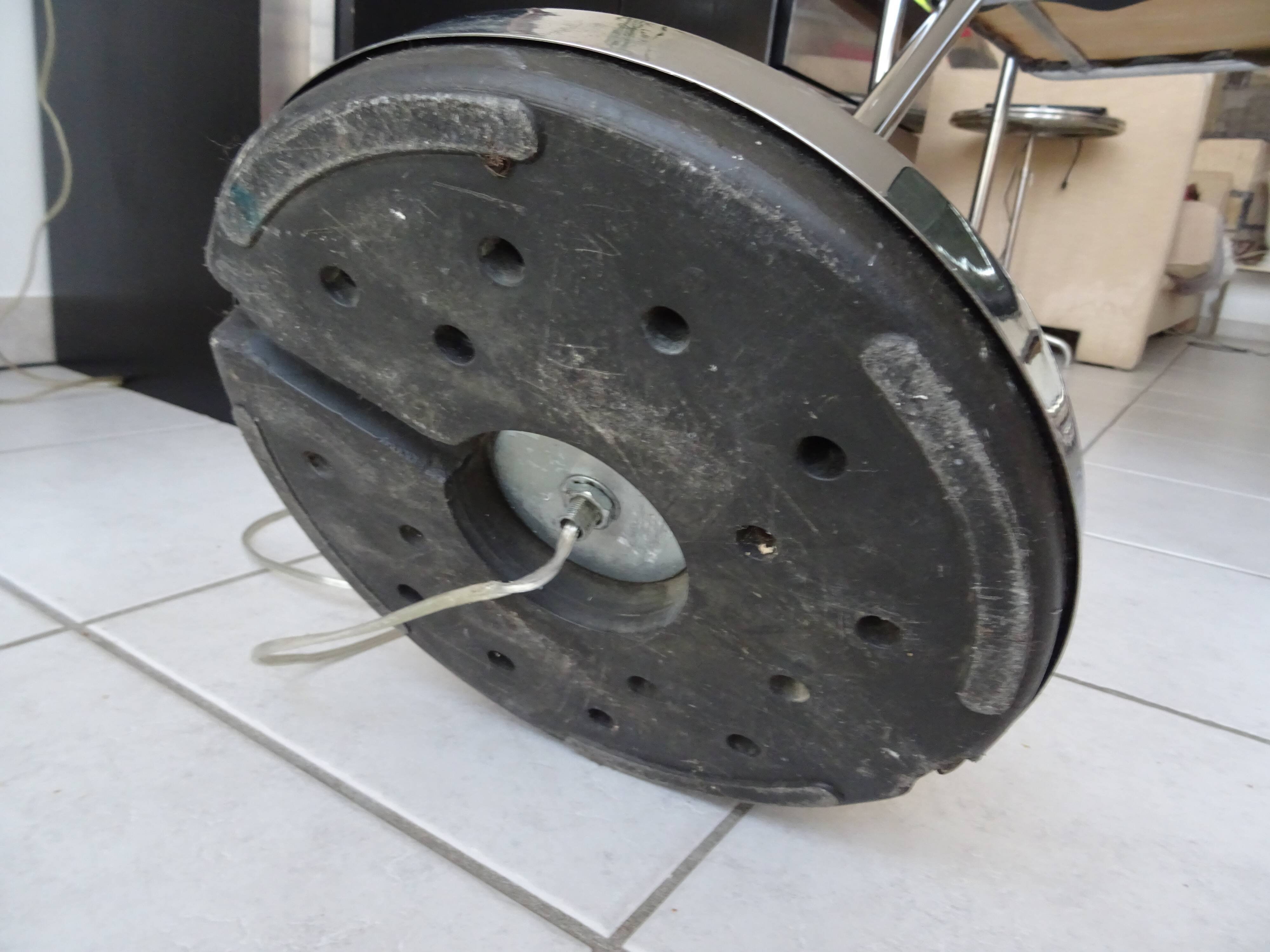 Lampadaire 5 boules orientables métal chromé vintage