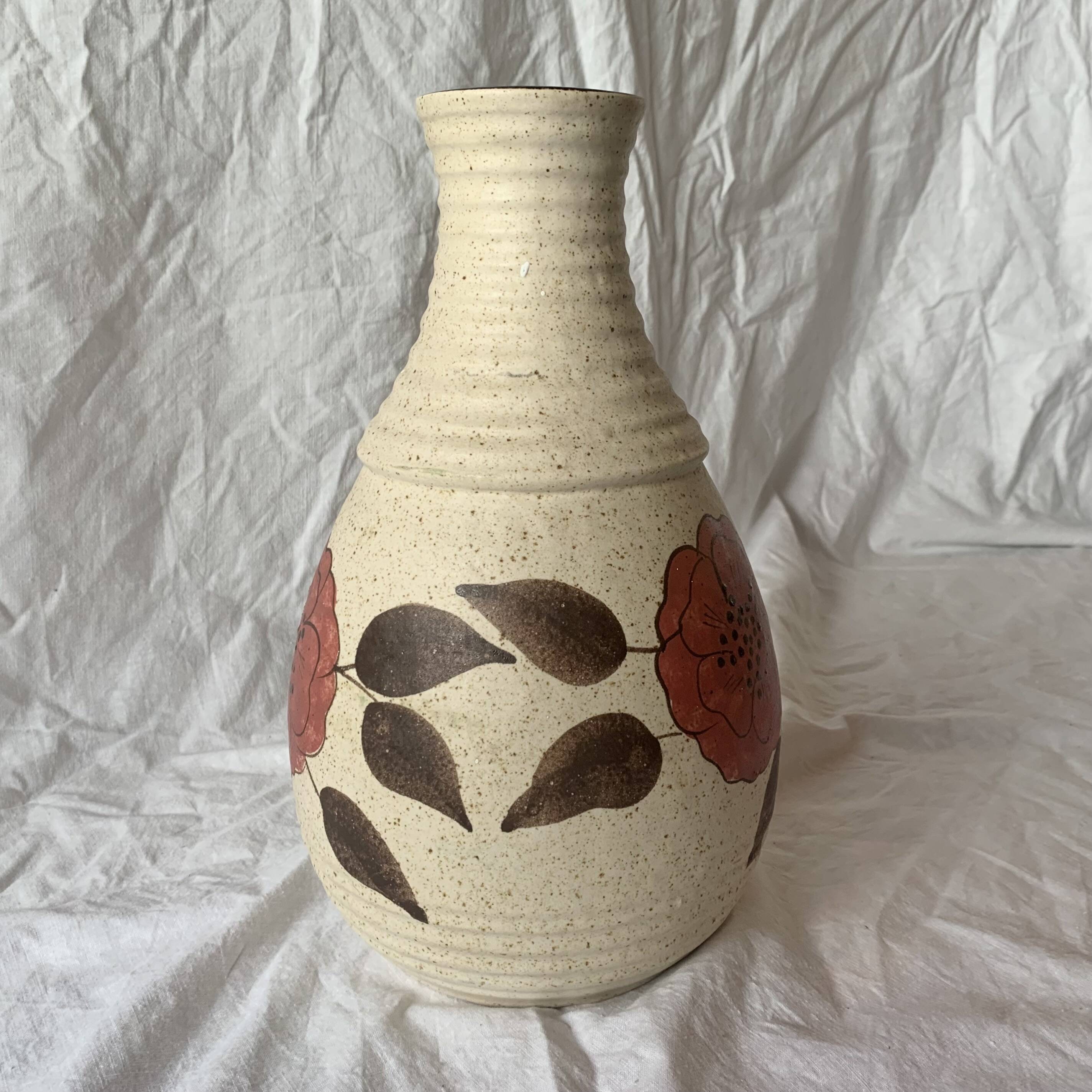 Vintage Bay Keramik vase - Wet Germany - 631 30 - floral decor