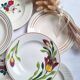 Vintage Gien and St Amand soup plates