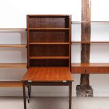 Vintage modular teak office bookcase