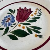 Assiette plate Fanfan de Digoin Sarreguemines