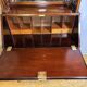 Antique Edwardian Bureau Bookcase with Inlaid Floral Detail – Early 20th Ce