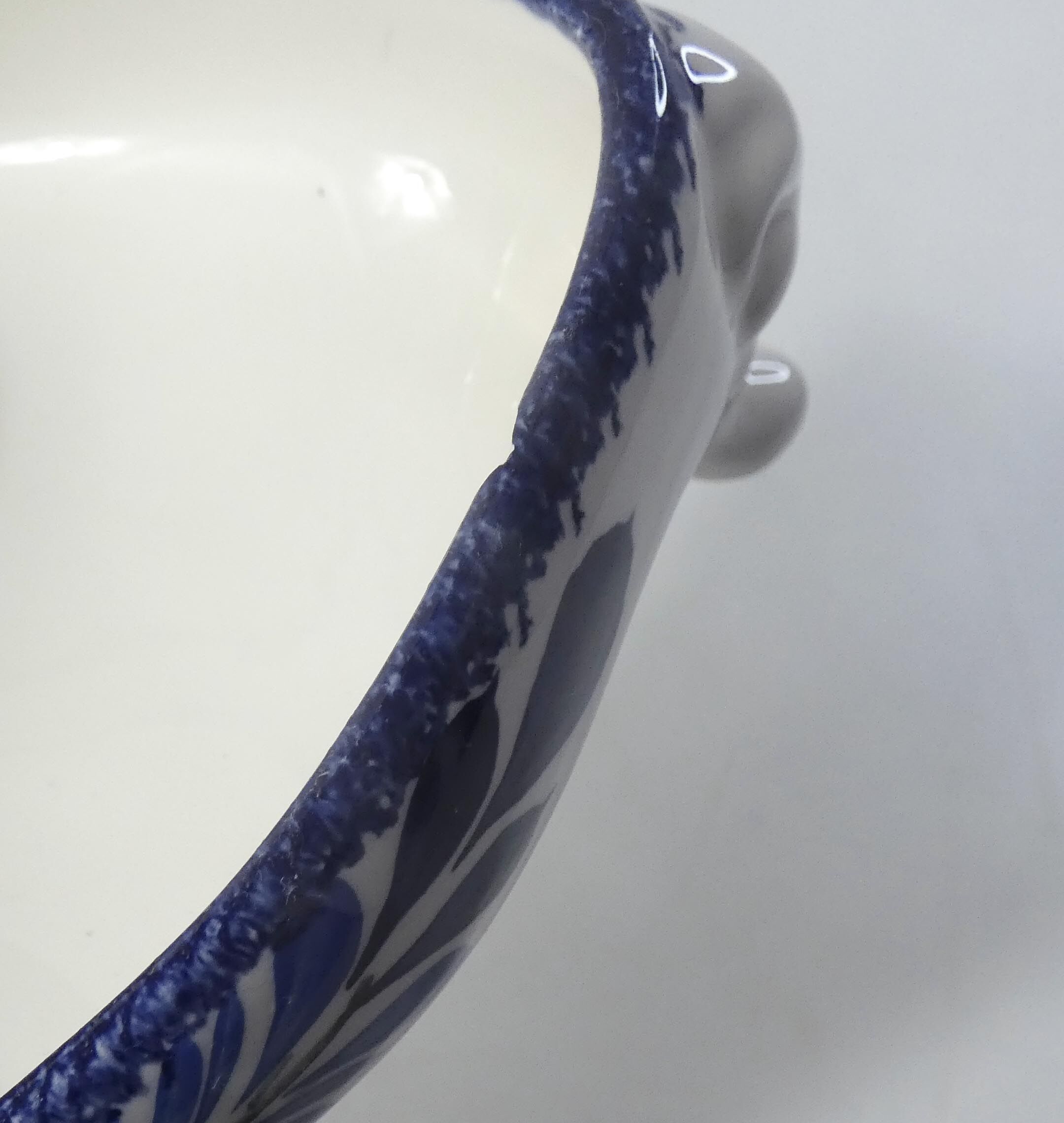 Quimper signed FAB faience box