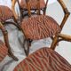 Beautiful vintage bamboo chairs.