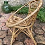 Children's rattan armchair