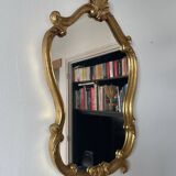 Golden baroque mirror