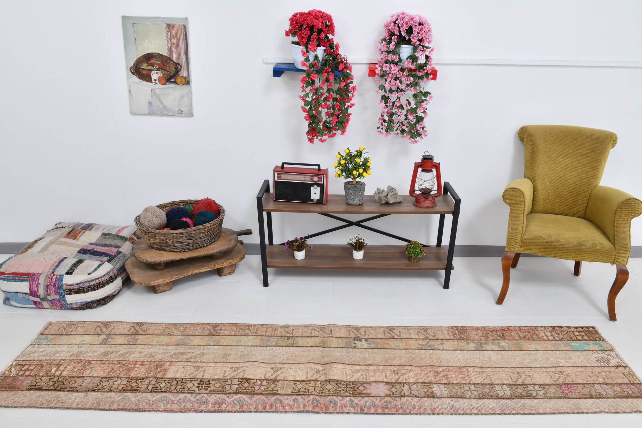 2x10 classic vintage runner rug 67x300cm