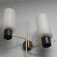 Pair of wall sconces 1950s style Arlus Lunel