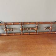 Porte manteau mural ancien en bois