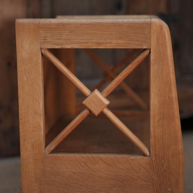 1950 vintage oak bedside table