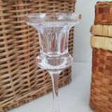 Glass candle holder