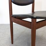 Set of 4 teak chairs by Finn Juhl for France & Son, Denmark 1960.