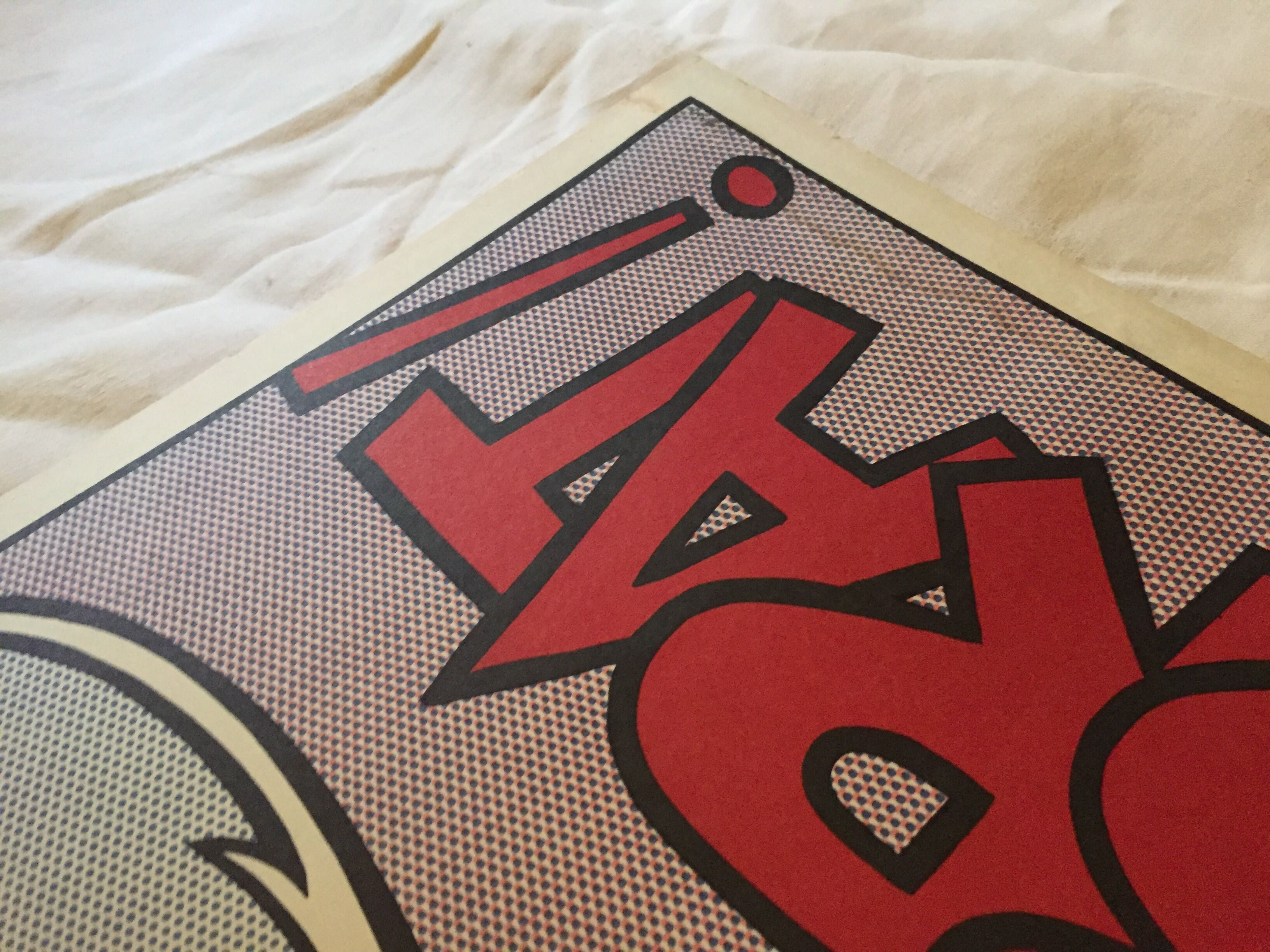 Roy Lichtenstein "as i opened fire"