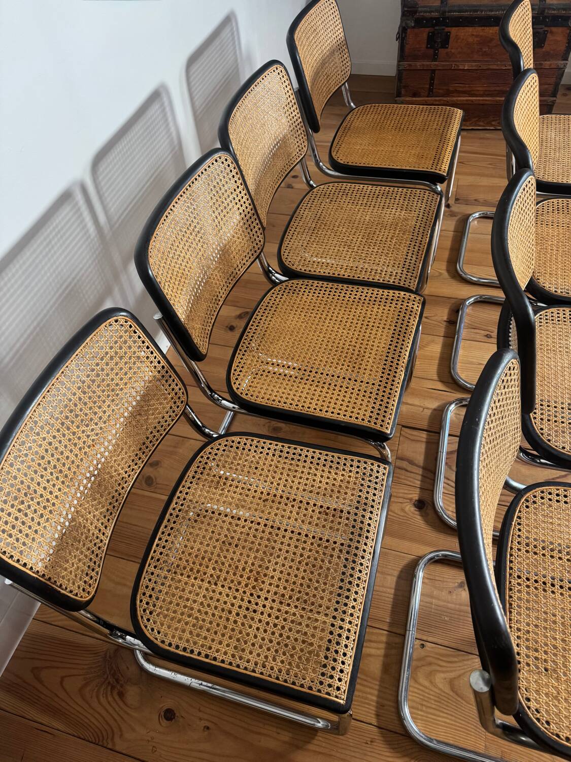 Set of 8 S32 Thonet chairs – Frankenberg Edition