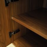 Walnut cabinet, Scandinavian design