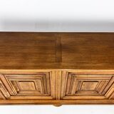 Buffet XXL Château en Chêne, 1960s