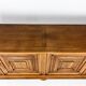 XXL Oak Castle Side Board, 1960s