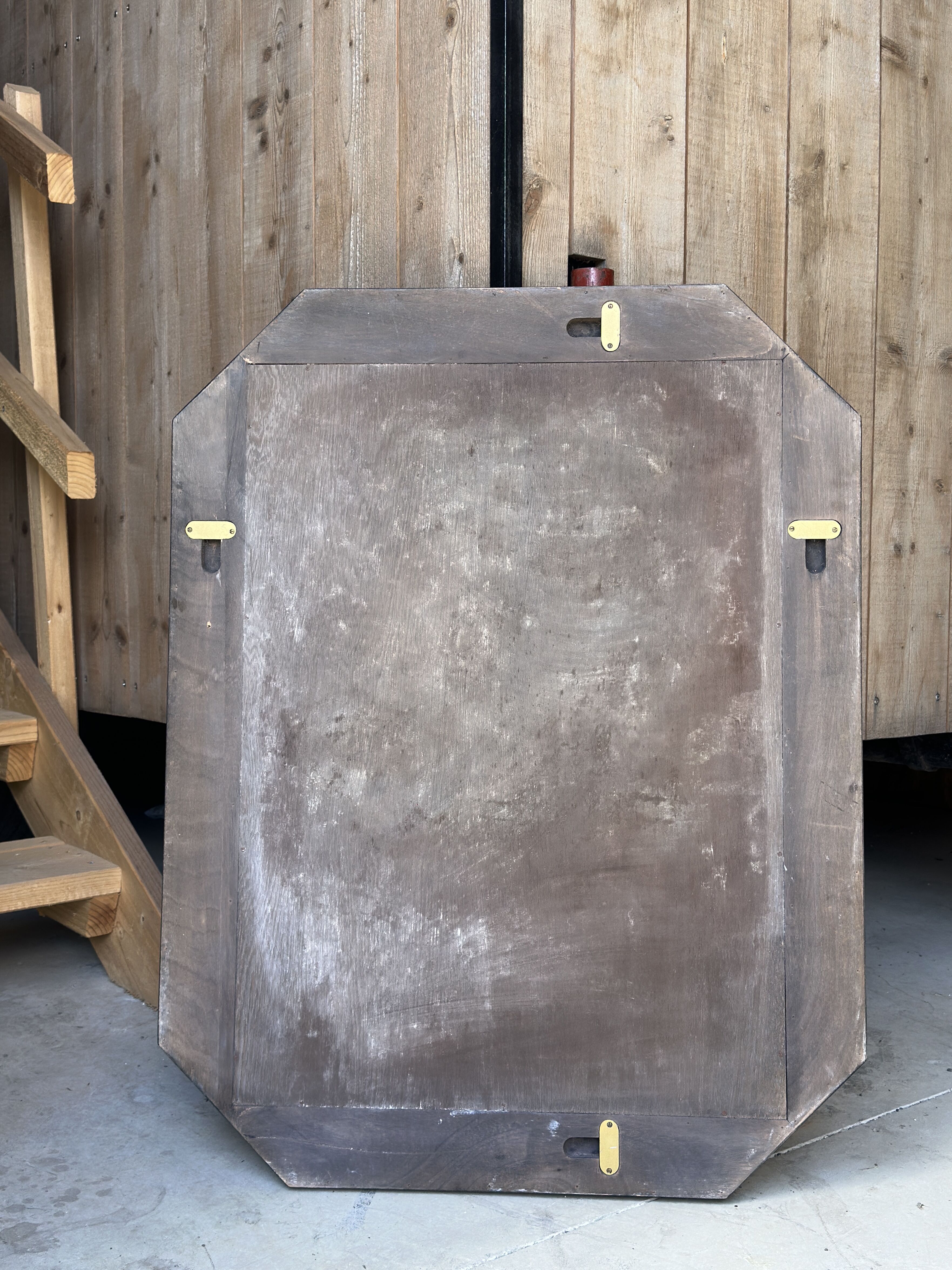 Vintage octagonal mirror