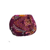 Handmade bohemian Berber pouf 60 X 60 X 25 CM