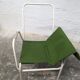 Fauteuil vintage métal et tissu