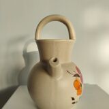 Pitcher ball in sandstone with floral pattern