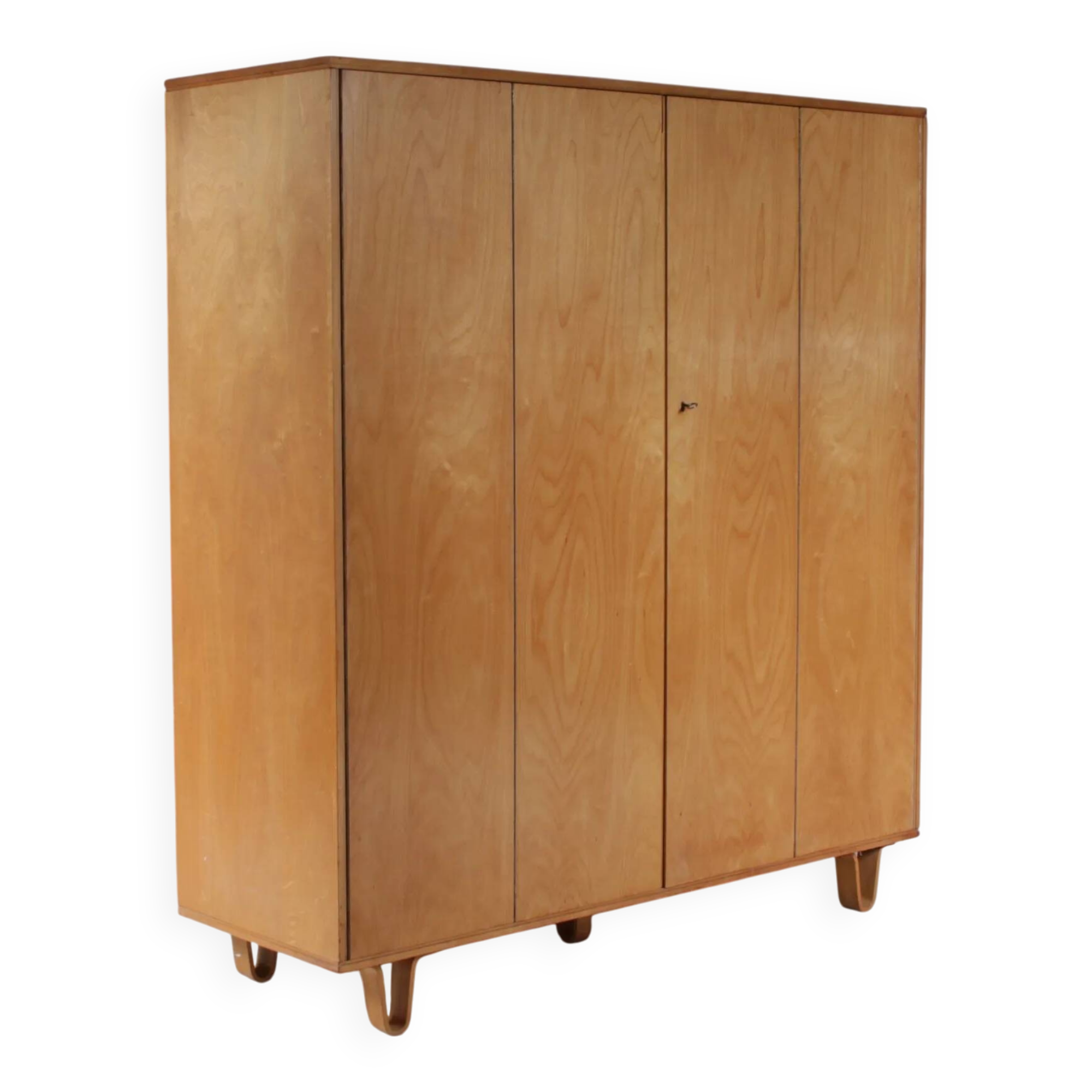 1950s “KB04” wardrobe by Cees Braakman for Pastoe, Netherlands