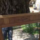 Mirror period art deco oak carved