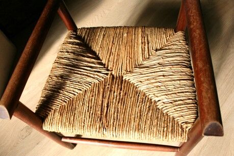 Antique children's mulched armchair