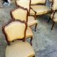 Salon complet Louis XV  époque 1930 en noyer