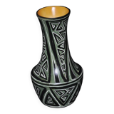 Vase en céramique signé Jean Laforgue – décor géométrique moderniste