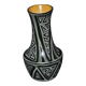Ceramic vase by Jean Laforgue – modernist geometric decor