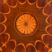 English gueridon in marquetry