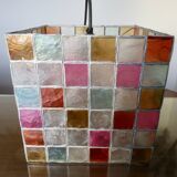 Multicolored mother-of-pearl pendant from the 70s and 80s