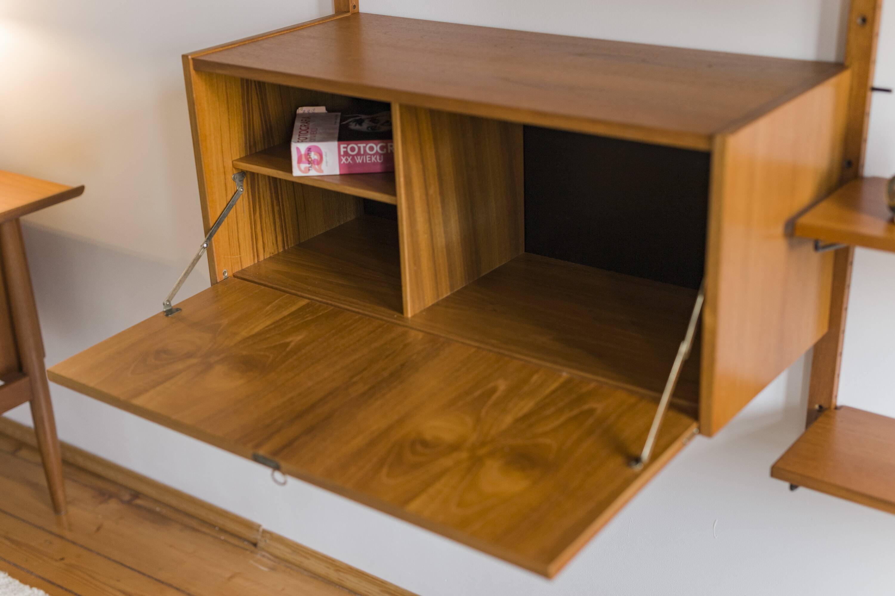 Mid-Century Modern Teak Wall Unit attributed to Kurt Østervig, 1960