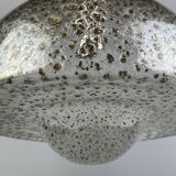 60s 70s ceiling lamp hanging lamp by Temde Leuchten glass space age design