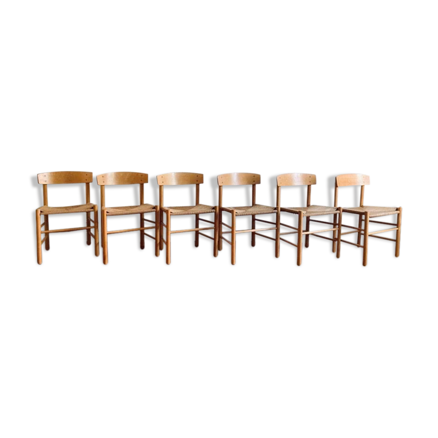 Set of 6 chairs "J39" by Børge Mogensen for FDB Møbler, 1947