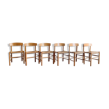 Ensemble de 6 chaises « J39 » de Børge Mogensen pour FDB Møbler, 1947