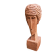 Buste de femme en terre cuite