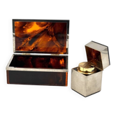 Ensemble de fumeur de luxe Hollywood Regency, Italie 1970