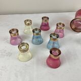 Vintage liqueur carafe and matching glasses Made in Italy