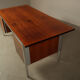 Executive desk by ORA Acciaio, produced in Italy during the 1970s.