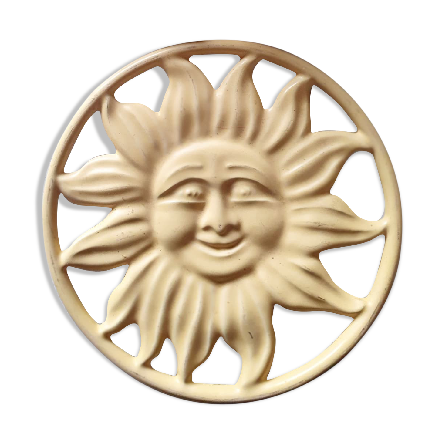 Cast iron sun underside
