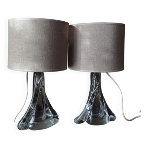 Paire lampe table - 1950 pieds