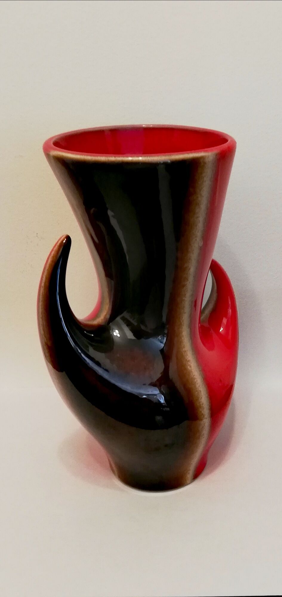 Ceramic vase produced Verceram 50-60 years