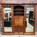 Large Notary's Furniture Early 20th Century in Mahogany