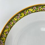 Set of 6 "Yvonne" iron earth plates, Orchies, early 20th century