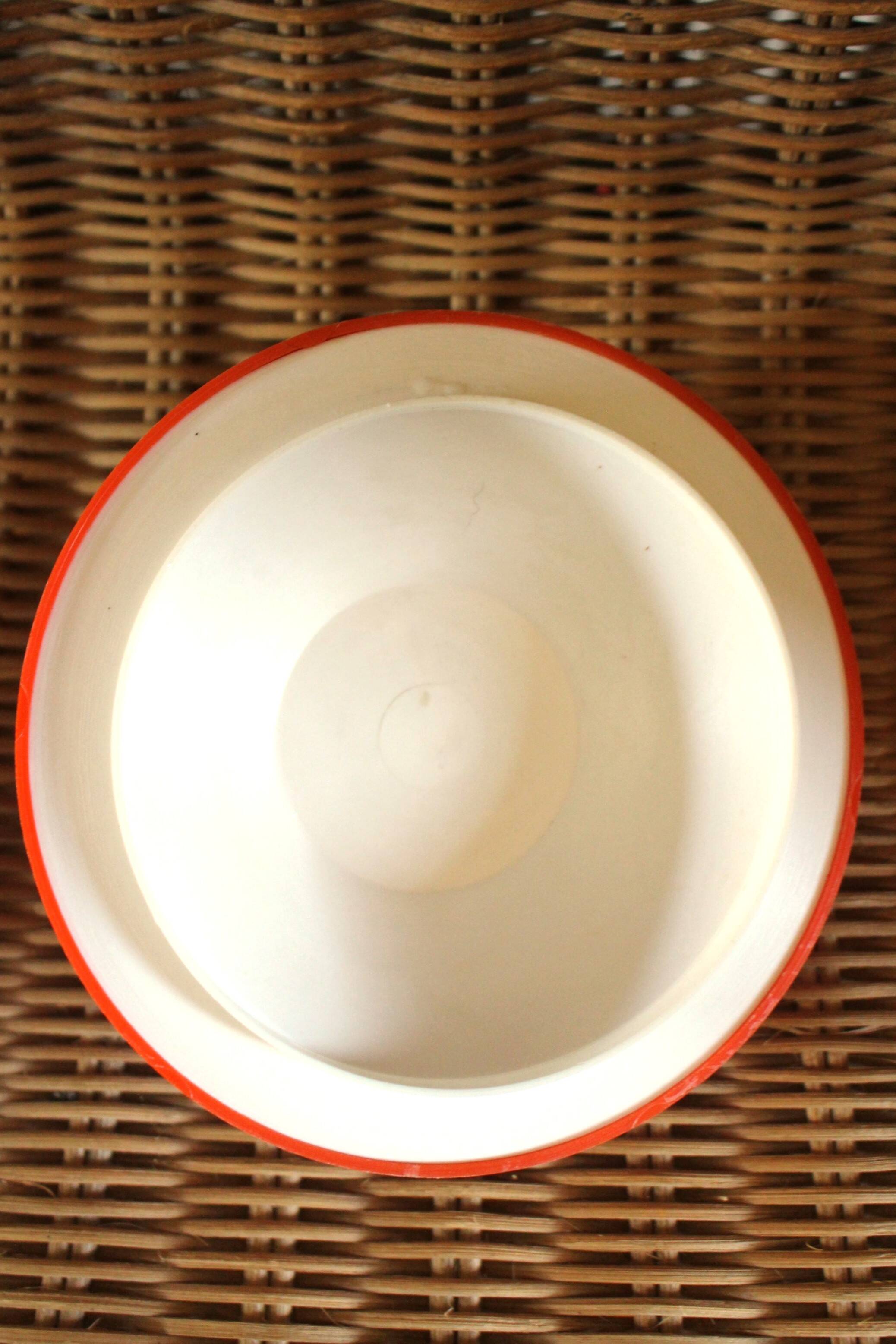 Vintage seventies plastic apple ice bucket